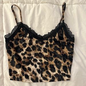 Bear dance velvet tank